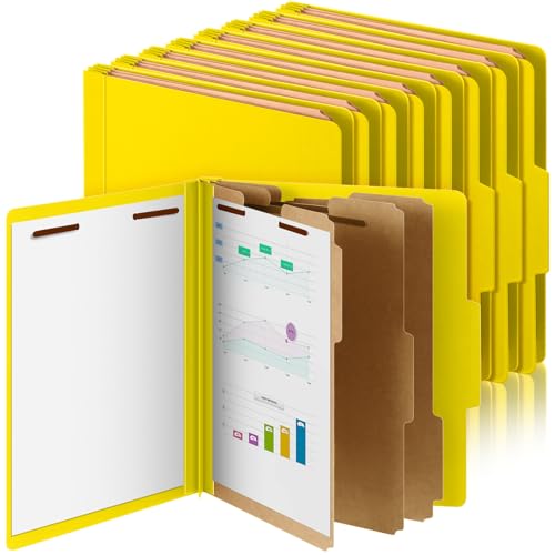 12 Pcs Classification Folder Letter Size
