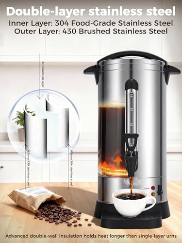 50 Cup Commercial Coffee Urn (50 Count)