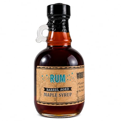 WOODS VERMONT Rum Barrel Aged Maple Syrup (8.45 Fl Oz)