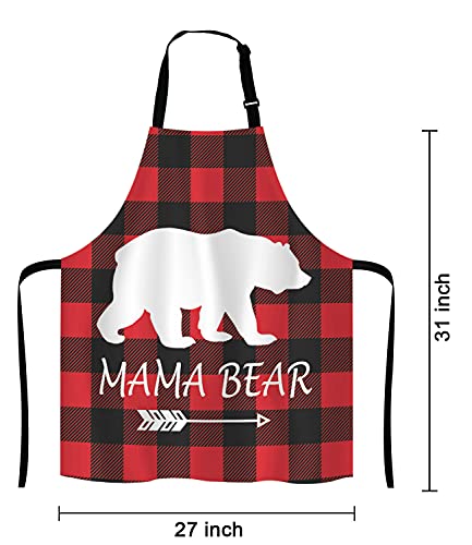 Mama Bear Kitchen Cooking BBQ Chef Apron