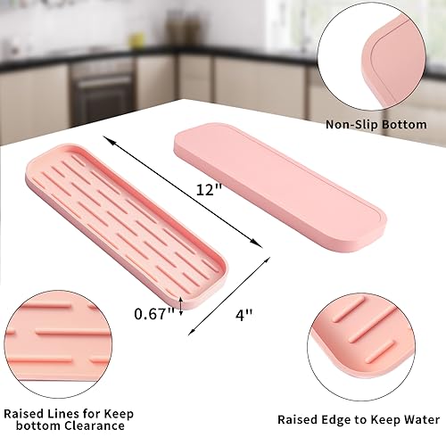 Silicone Kitchen Sink Organizer Tray for Multiple Usage