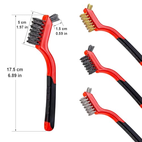 6Pcs Mini Wire Brush Set