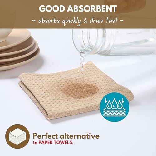 Waffle 12 Pack Dish Cloths (12 Count)