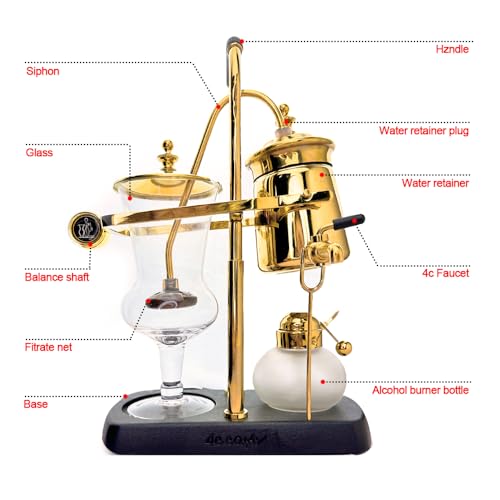 Vintage Belgium Pot Luxury Family Balance Syphon Siphon Coffee Maker