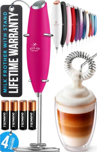 Powerful Milk Frother Wand With Duracell Batteries