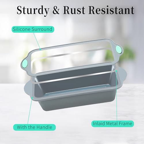 9 Inch Silicone Bread and Loaf Pan (2 Count)