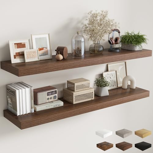 12 Inch Deep Floating Shelves (2 Count)