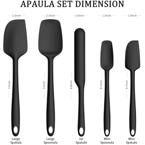 Silicone Spatula Set of 5