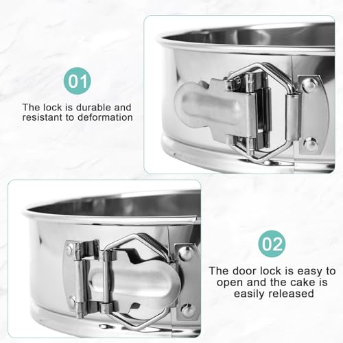 10 inch Stainless Steel Springform Pan with Silicone Protector