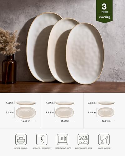 Serving Platters Set of 3 Sizes