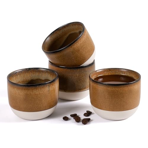 Ceramic Espresso Cups Set of 4 (4 Count)