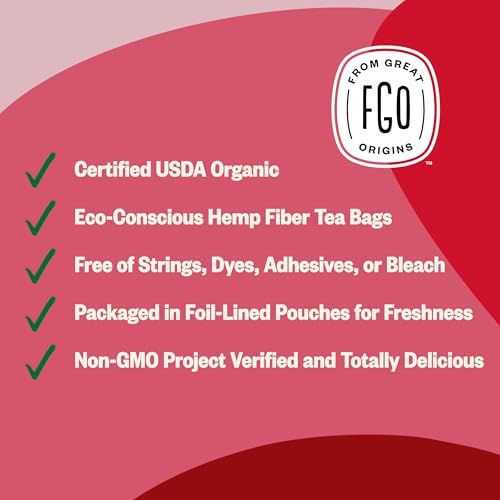 Organic Rosehips Tea (100 Count)