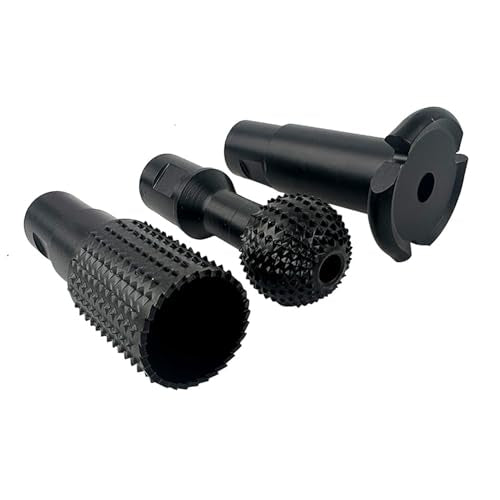 3pcs DIY Wood Carving and Deburring Tools Sphere Rotary Burrs with 5 (3 Count)