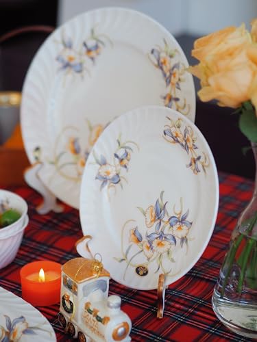 7 Piece Floral Porcelain Tea Sets with Sugar Bowl Creamer Teacups