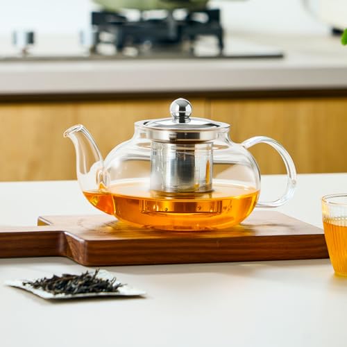 Tea Pot with Infuser for Loose Tea (20 Fl Oz)