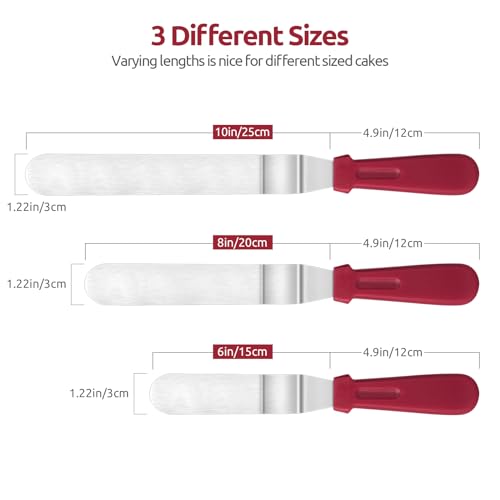 Offset Icing Spatula Set (3 Count)