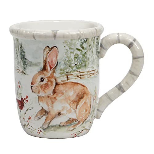 Winter’s Walk Set of 4 Ceramic Mugs (4 Count)