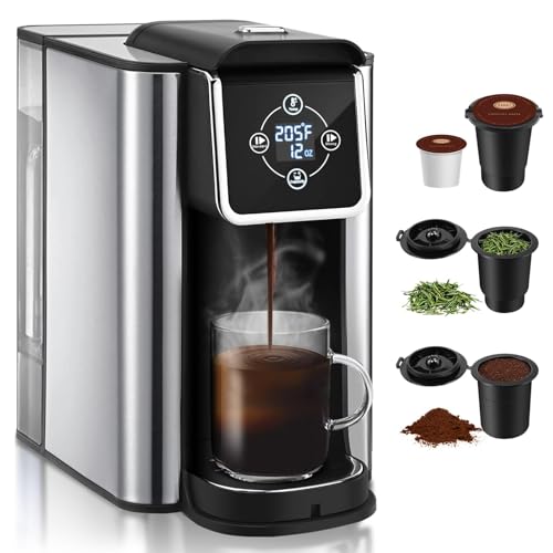 3-in-1 Single Serve Coffee Maker, 50oz Fast Brew Tea & Coffee Machine