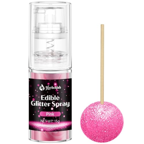 Pink Edible Glitter Spray