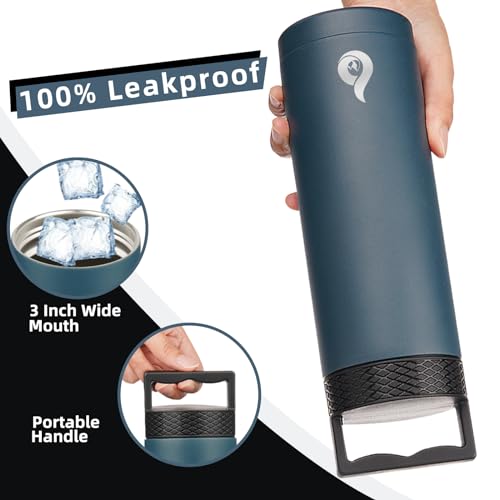 18oz Insulated Water Bottle Stainless Steel Water Bottle with Handle