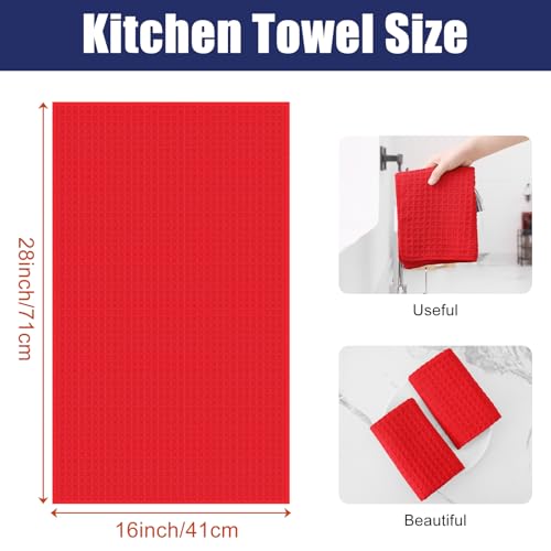Microfiber Waffle Weave Kitchen Towels (8 Count)