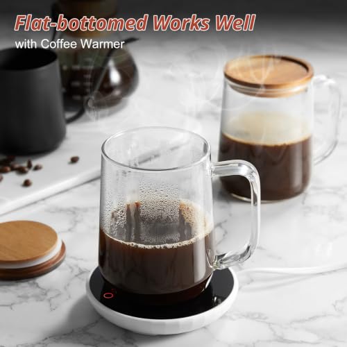 Glass Coffee Mugs (2 Count)