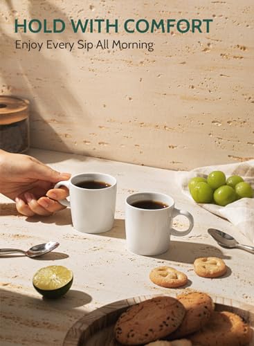 3.5oz Porcelain Espresso Cups Set of 4 (4 Count)