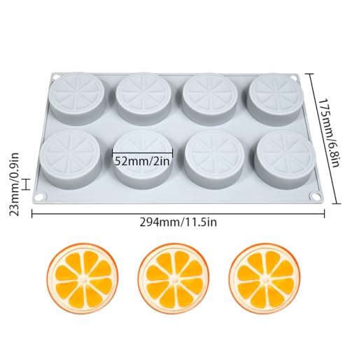 Silicone Half Lemon Mousse Cake Mold DIY Baking Moulds For Pastry Truffle Pudding Jelly Cheesecake Candy Form Candle Soap Mold