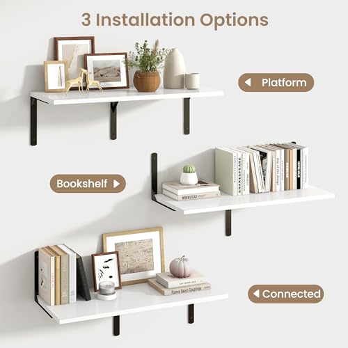 Floating Shelves for Wall (2 Count)
