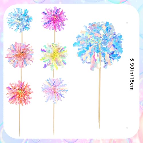 35Pcs Foil Firework Cupcake Toppers (35 Count)