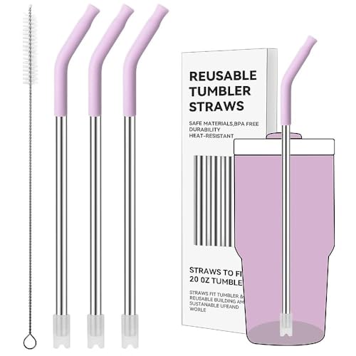 Straight Metal Straws for Stanley 20oz