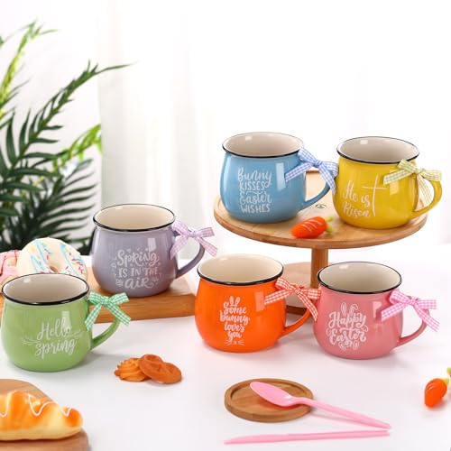 Easter Mugs Set of 6 (6 Count)