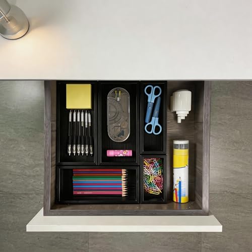 bamboo drawer organizer Set