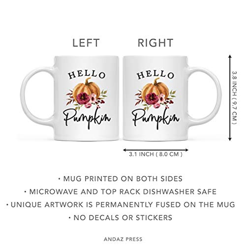 Fall Burgundy Marsala 11oz. Ceramic Coffee Tea Mug