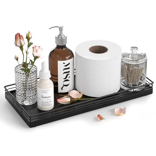Oak Bathroom Toilet Tank Tray