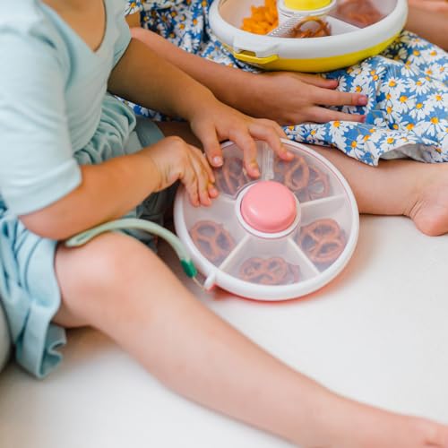 Kids Small Snack Spinner Flip Bundle with Hand Strap and Sticker Sheet