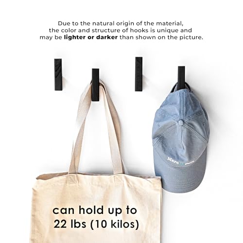 Wood Wall Hooks (4 Count)