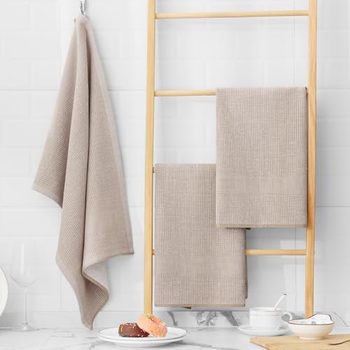 380 GSM Cotton Premium Kitchen Towels 12 Pack (12 Count)