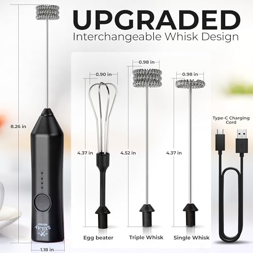 Rechargeable Milk Frother Handheld