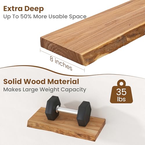 Floating Shelves for Wall Decor (2 Count)