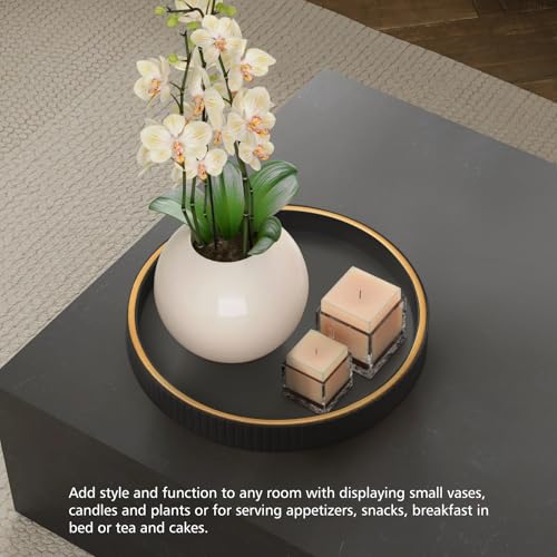 Leather Tray Desktop Storage Organizer