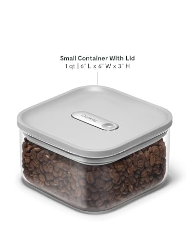 1 qt Glass Airtight Food Storage Container with Lid