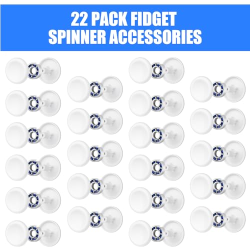 Fidget Spinner Toy DIY Bearing with Caps Set 22 (22 Count)