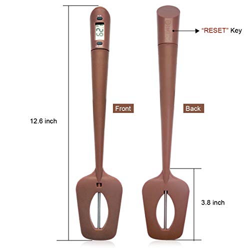 Candy Spatula with Thermometer Built in and Pot Clip