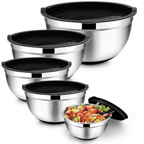 Mixing Bowls Salad Bowls with Airtight Lids