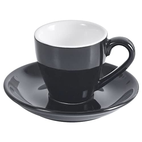 Porcelain Espresso Cup with Saucer