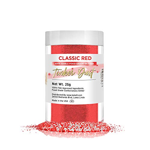 Classic Red Edible Glitter