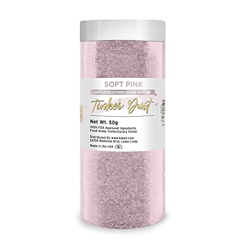 Soft Pink Edible Glitter
