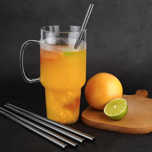 8PCS Stainless Steel Straws Fit for 40oz Stanley Tumblers (8 Count)