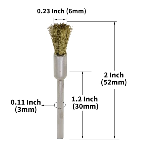 20PCS Brass Wire Brushes